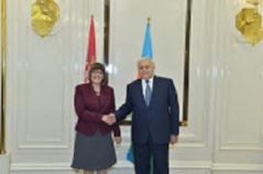 11 December 2014 National Assembly Speaker Maja Gojkovic visits Azerbaijan 